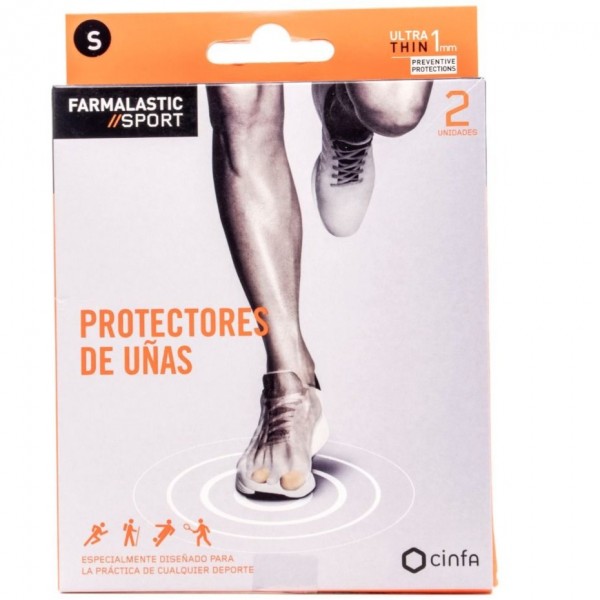 FARMALASTIC SPORT PROTECTORES DE UÑAS TALLA PEQUEÑA 2 UDS