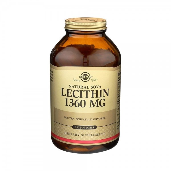 Solgar Lecitina De Soja 1360mg 250 Caps Solgar